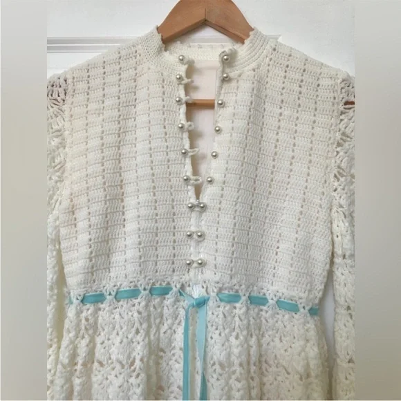 Handmade Crochet Dress - Picture 3 of 14